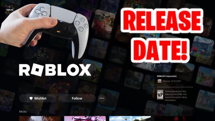Playstation  ROBLOX release countdown! Can't wait! 