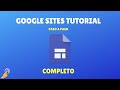 GOOGLE SITES - Curso completo 2021 - Paso a paso