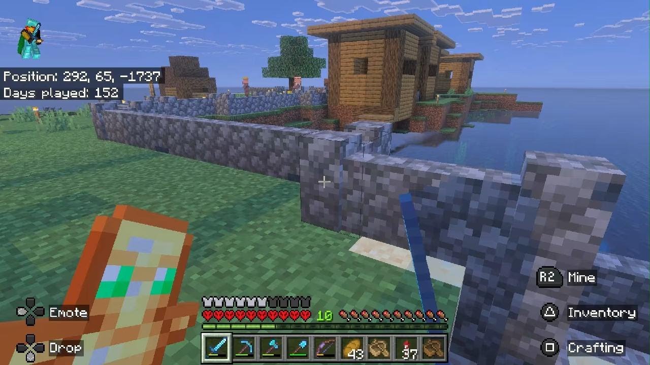 Building a Village in Minecraft Hardcore E:13 - YouTube