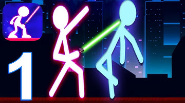 Stickman War Lightsaber Games Gameplay Walkthrough Part 1 (IOS/Android)