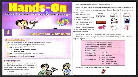 13, Know Your Computer Class-5 DAV / DAV Class-5 Computer 1st Chapter @ Sikshapur