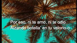 Solo De Mi - Bad Bunny (Lyric Video) - Music Network