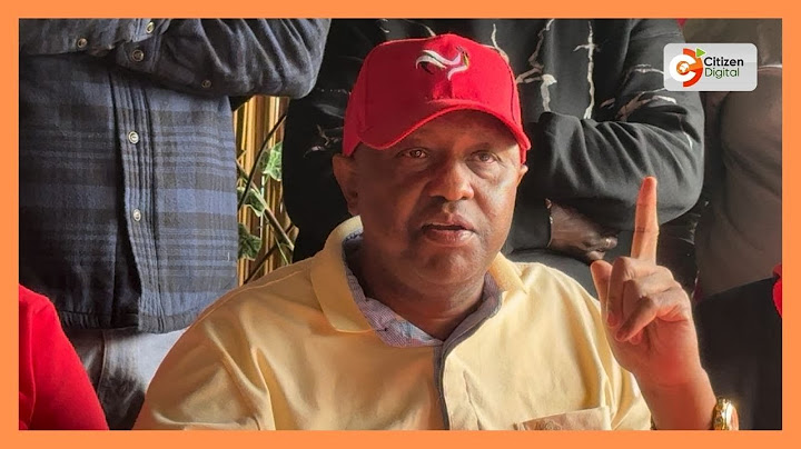 Gachoka: Kenya is in danger, equal to that of the colonial era
