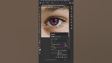 30 Seconds Eye Color Changing Trick - How to change eye color in Photoshop -Photoshop tricks #shorts