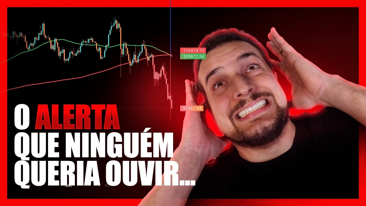 🚨 BITCOIN DESABA EM DIA DE CRUZ DA MORTE... E LIGA ALERTA