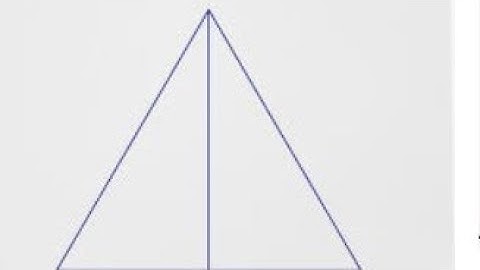 triangle divide into 2 equal parts|given the measurement of one side