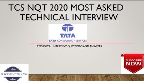 TCS NQT 2020 MOST ASKED TECHNICAL INTERVIEW AND HR INTERVIEW QUESTIONS | TCS NQT 2021 |TCS NINJA