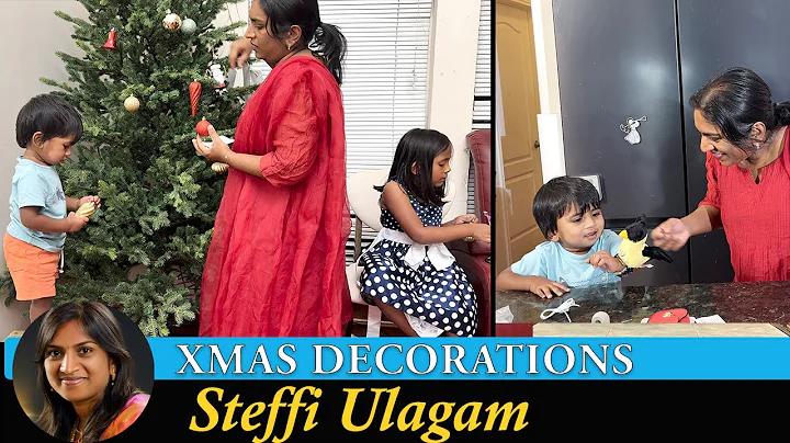 Christmas Decorations and Shopping Vlog in Tamil
