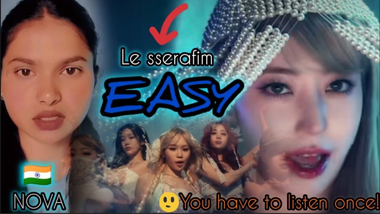 NOVA- Easy Lyrics Cover LE SSERAFIM 