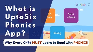 WHAT is UptoSix Phonics App? | WHY Every Child Must Learn to READ with PHONICS
