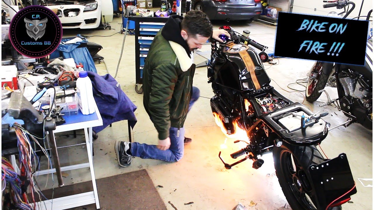 BMW ★ K100 Cafe Racer Build - Will she start?!- C.P. Customs #20