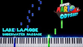 Super Mario Odyssey: Lake Lamode (Underwater Passage) (Piano Tutorial)