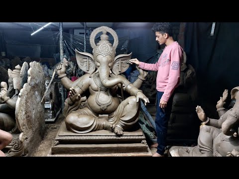ganesh idol making