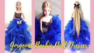 DIY How to easily make Barbie clothes trendy ️ Remaking hair, clothes, shoes and accessories️