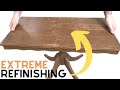 RESTORING a vintage walnut side table - WOOD REFINISHING with ODIE'S OIL