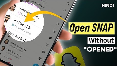 How To See Snap Without Them Knowing | Snapchat