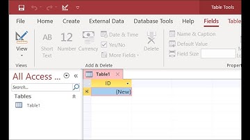 MS Access : how to hide the Click To Add Column