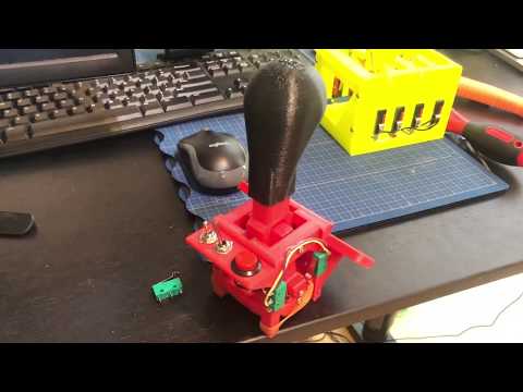 DIY 3D printed H shifter