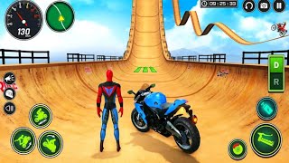 Superhero Bike Stunt GT Racing: Mega Ramp Games - New Bike Simulator Game - Android Gameplay screenshot 5