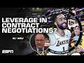 Woj details D&#39;Angelo Russell&#39;s &#39;leverage&#39; in contract negotiations with the Lakers | NBA Countdown