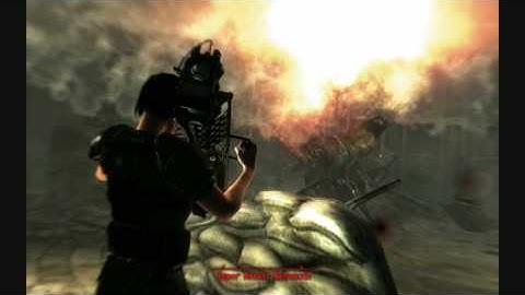 Fallout 3: Mini Nuke headshot Behemoth