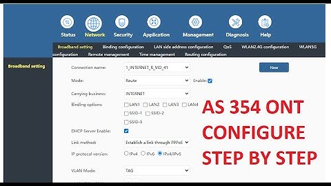 AS 354 Configuration | Sharp Vision AS 354 Configure step by step | AS354 ONT को कैसे कॉन्फ़िगर करें