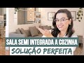 SALA DE TV E COZINHA SEMI-INTEGRADAS - Mariana Cabral