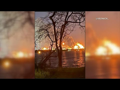 Baytown residents react to fire at ExxonMobil refinery