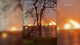 Baytown residents react to fire at ExxonMobil refinery