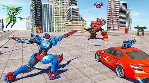 Jet Robot Car Transformation Simulator - Android GamePlay #3