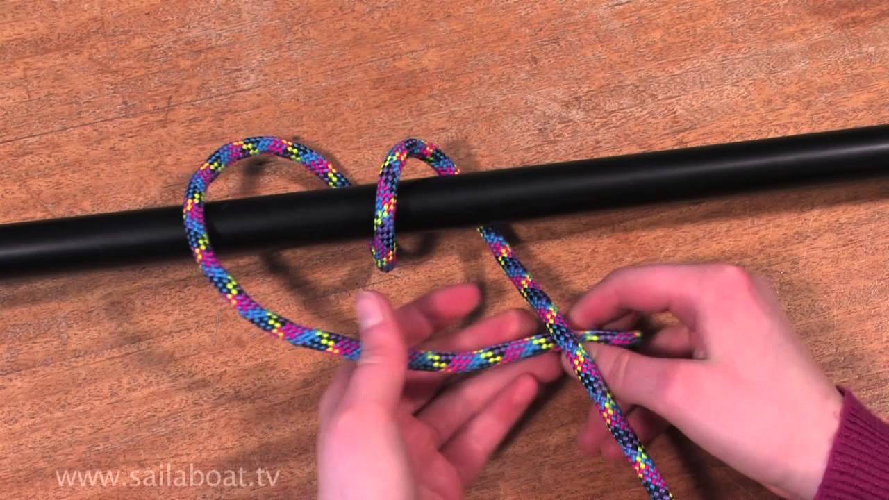 How to sail - Tying Knots - Part 3 of 4: Round turn and two half hitches