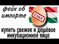 Фейк про импортное Инкубационное Яйцо