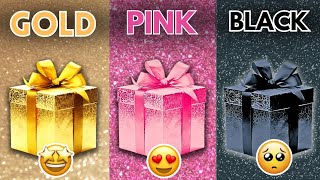 Choose Your Gift  | Gold, Pink Or Black How Lucky Are You?