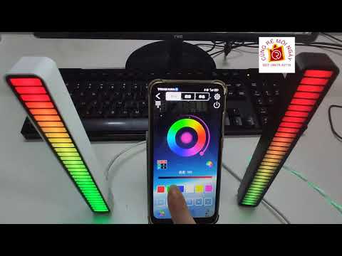 Video Thanh đèn LED RGB cảm ứng theo nhạc kết nối App... - youtube