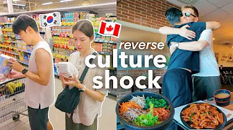 REVERSE culture shocks!? 🇰🇷🇨🇦 korea to canada ✈️ reunited, eating korean food together, catching up