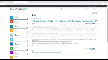 Delphi 10.3 Rio support for TMS Components