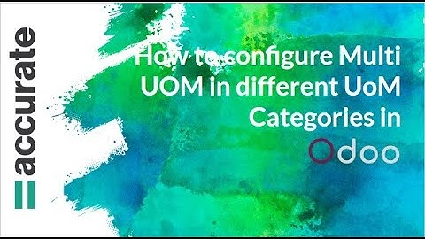 How to configure Multi UOM (different  Categories) | Odoo Saudi User Training Tutorial | GCC edition