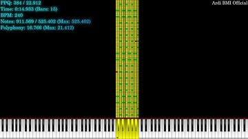 [Black MIDI] 1 octave | 6.14 million notes