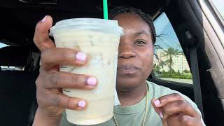 TRYING STARBUCKS & DUNKIN DONUTS ICE CHAI LATTES AND COMPARING THE TWO / RATING IT￼