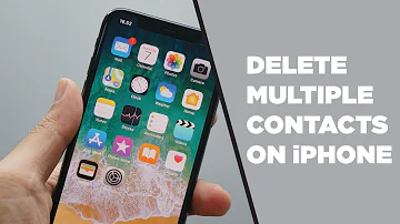 Can you delete multiple contacts at once on iPhone?