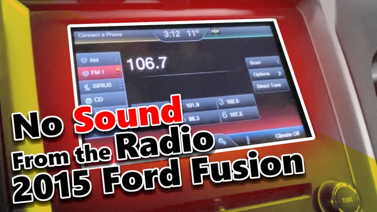 Radio Doesn’t Work on a 2015 Ford Fusion - YouTube