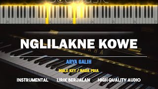 NGLILAKNE KOWE ( Karaoke Akustik Piano - MALE KEY ) - Arya Galih