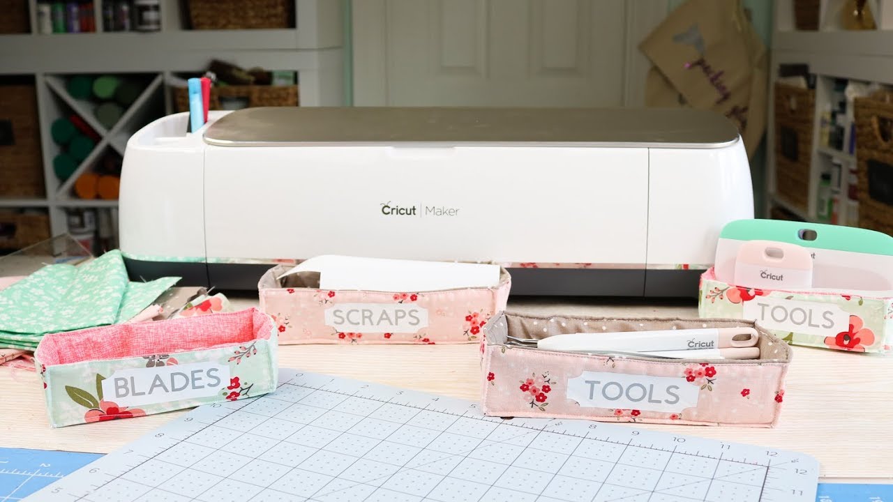 Fabric Storage Bins with Your Cricut YouTube