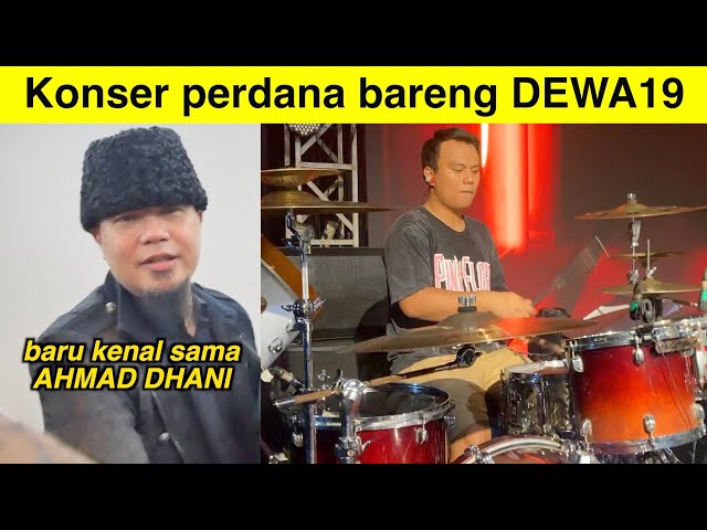 Konser perdana jadi drummer DEWA19 class=