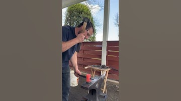 Handmade Hammer - Forging Process #blacksmith #forge #farrier #blacksmithtools #metalworking