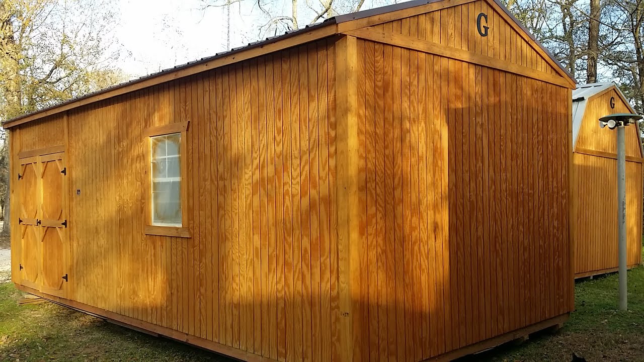 12x24 Garden Shed some popular questions answered - YouTube