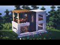 Minecraft Basit Ev Yapımı | Minecraft Modern Ev Yapımı | Minecraft Ev Yapımı #53