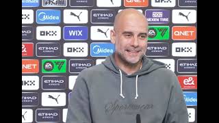 Pep Guardiola Pre Match Press Conference Man City vs Wolves