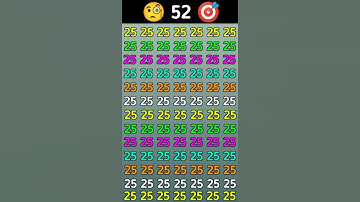 🧐 Can You Find the Hidden 52? 🎯 | Brain Puzzle Challenge | #shorts #brainteasers