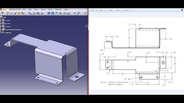 #CATIA V5 #SHEET METAL #TUTORIAL 2